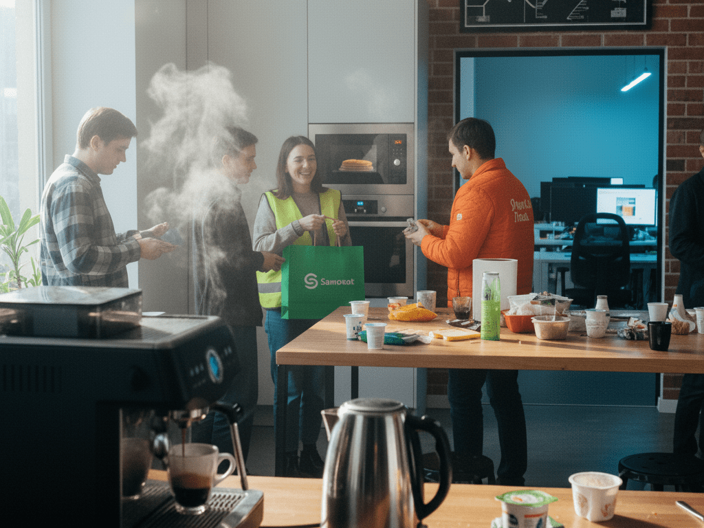 morning in the office