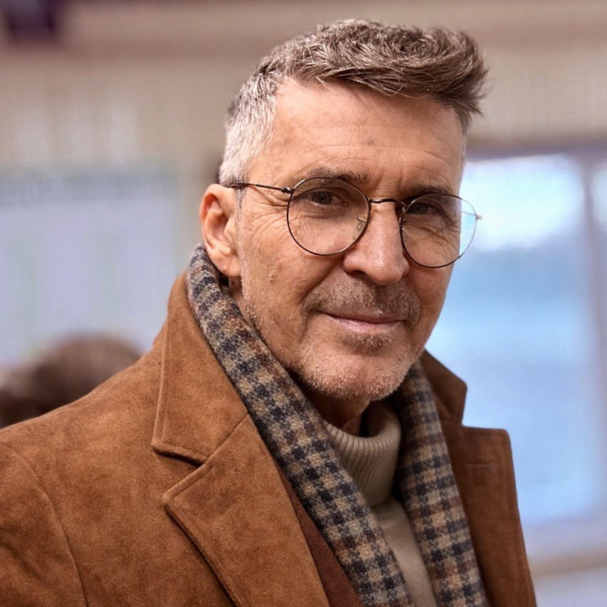 Executive trapped in Moscow City glass tower gazes at beach escape, golden chain links him to '2 Weeks Off' calendar—corporate burnout ransom visualized. Noir cyberpunk style